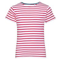 Футболка детская Miles Kids белая с красным