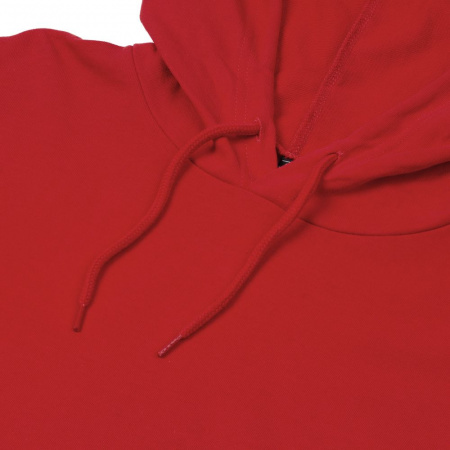 Толстовка с капюшоном унисекс Hoodie, красная, размер S