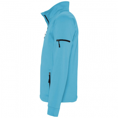 Куртка флисовая мужская New look men 250 бирюзовая, размер XXL