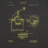 Футболка приталенная Old Patents. Coffee Mill, черный меланж, размер S