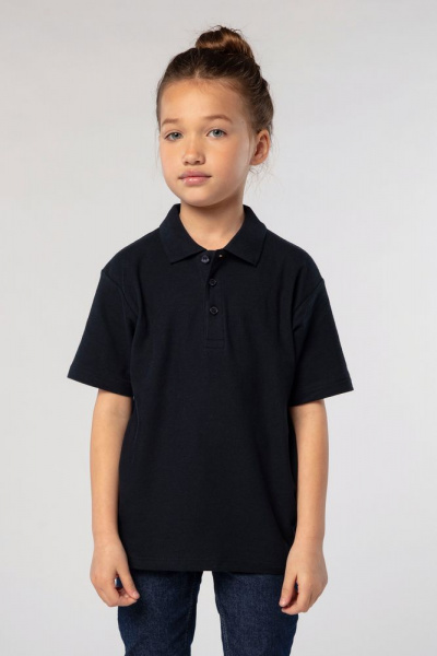 Рубашка поло детская Summer II Kids, белая, на рост 118-128 см