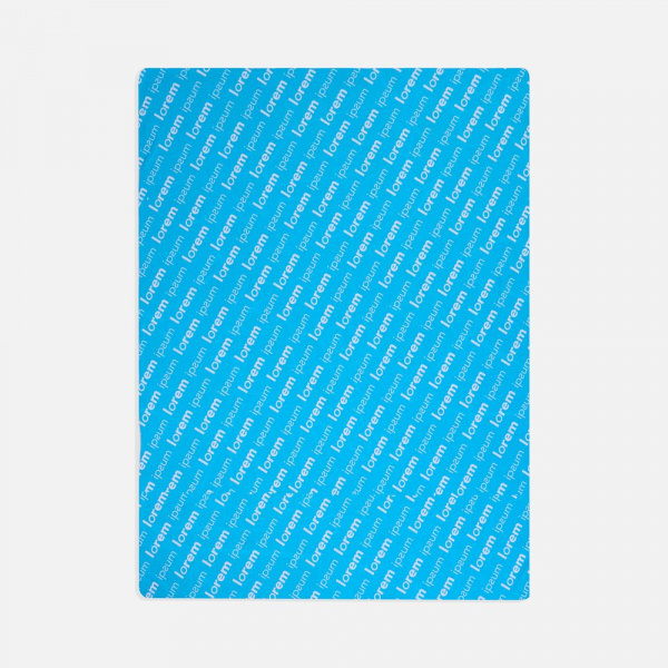 флисовый плед feltro color plus с печатью на заказ