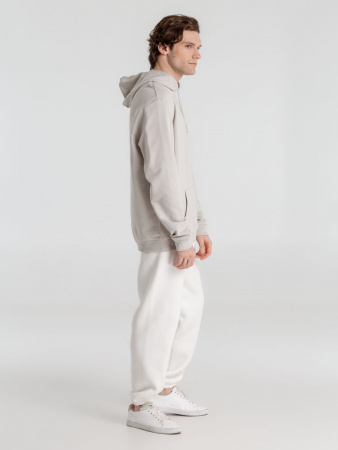 Толстовка с капюшоном унисекс Hoodie, дымчато-серая, размер XS