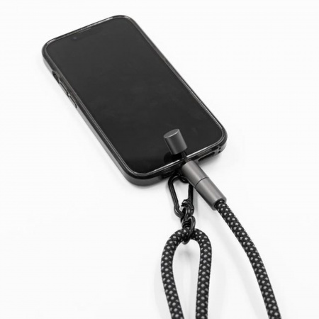 шнурок-держатель для телефона с зарядным кабелем usb-c на usb-c/lightning «lany eco charge»