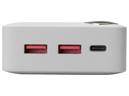 внешний аккумулятор «mild pro» c быстрой зарядкой qc/pd, soft-touch, 20 000 mah