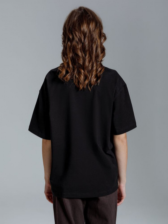 Футболка оверсайз Kangas, черная, XL/XXL