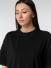 Футболка оверсайз женская Boxy Women, черная, размер L