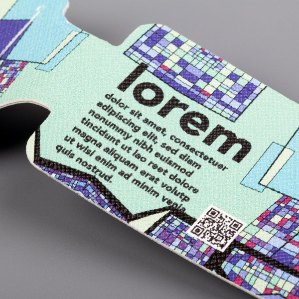 багажная бирка devon print на заказ