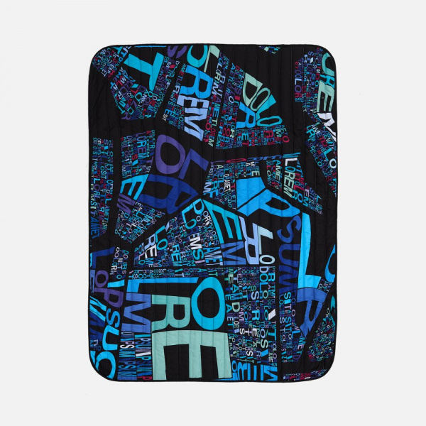 плед-пончо blanket print на заказ