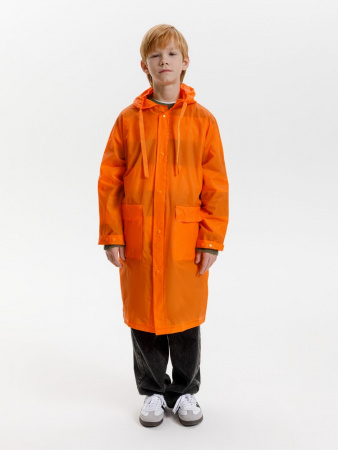 Дождевик детский RainDrop Kids, оранжевый, 10 лет (рост 130-140)