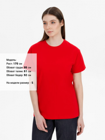 Футболка унисекс T-Bolka 180, красная, размер 3XL