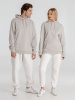 Толстовка с капюшоном унисекс Hoodie, дымчато-серая, размер XS