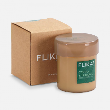Ароматическая свеча Flikka, сосна и кипарис