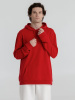 Толстовка с капюшоном унисекс Hoodie, красная, размер S