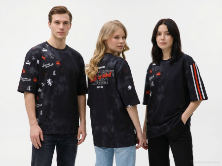 футболка оверсайз originelli terry с полной запечаткой на заказ