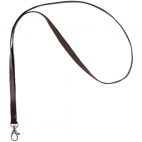 лента для бейджа leather long