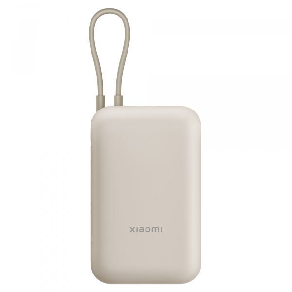 внешний аккумулятор со встроенным кабелем xiaomi power bank (integrated cable), 10000 мач