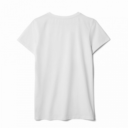 Футболка женская T-bolka Stretch Lady, белая, размер S