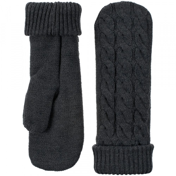 Варежки Heat Trick, темно-серый меланж, размер L/XL