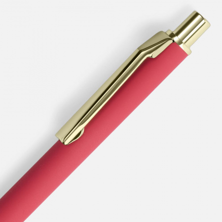 Ручка шариковая Lobby Soft Touch Gold