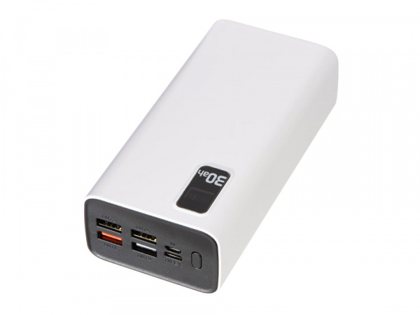 портативный внешний аккумулятор «fast», 30000 mah