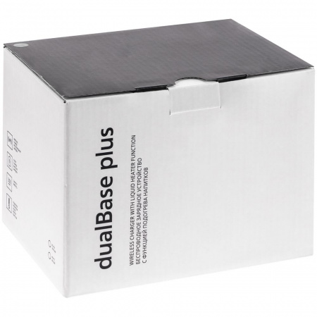 Кружка с подогревом и беспроводной зарядкой dualBase plus