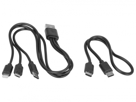 внешний аккумулятор «mild pro» c быстрой зарядкой qc/pd, soft-touch, 20 000 mah