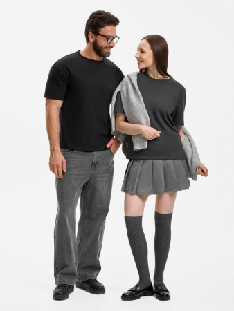 Футболка унисекс Durington, темно-серая (графит), размер XL/XXL