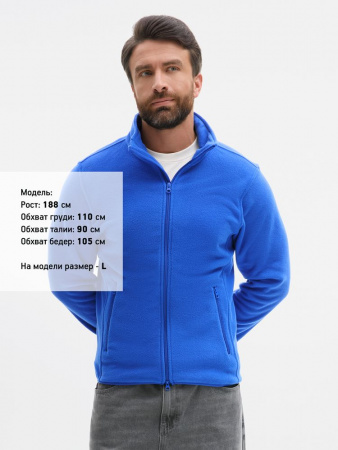 Куртка флисовая унисекс Ben Mac, синяя, размер XL