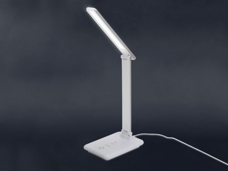 настольная лампа с беспроводной зарядкой «led faros»