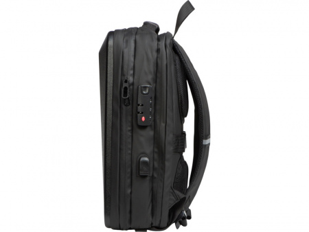 антикражный рюкзак sheller для ноутбука 17.3"  с пластиковой поверхностью