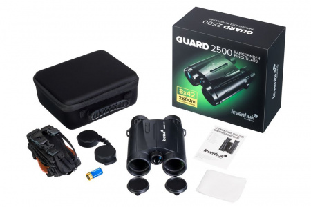 бинокль с дальномером guard 2500