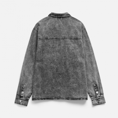 Куртка джинсовая O3, серая, размер 3XL/4XL