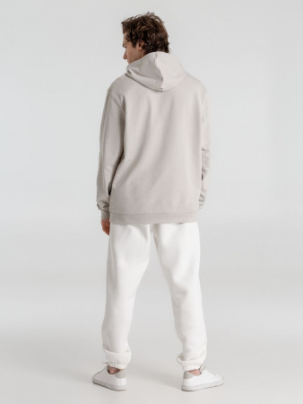 Толстовка с капюшоном унисекс Hoodie, дымчато-серая, размер XS
