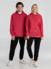 Толстовка с капюшоном унисекс Hoodie, красный меланж, размер 3XL