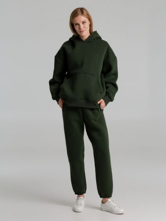 Худи Kulonga Oversize, темно-зеленый хаки, размер XS/S