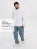 Худи унисекс Morfiss, белое, размер XL/XXL