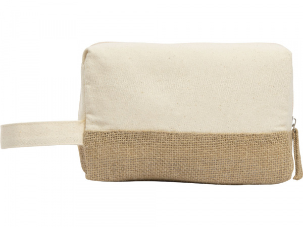 косметичка «jute» с ручкой из хлопка и джута