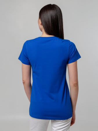 Футболка женская T-bolka Stretch Lady, ярко-синяя (royal), размер M