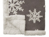 плед snowflake новогодний с капюшоном
