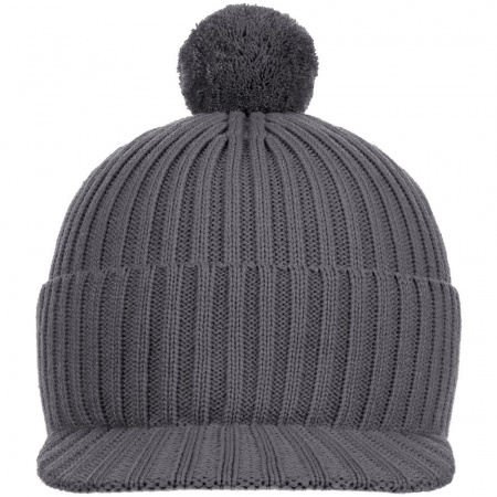 Вязаная шапка с козырьком Peaky