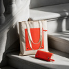 Складная хлопковая сумка для шопинга «Gross» с карманом, 180 г/м2