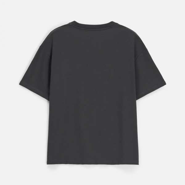 Футболка унисекс Durington, темно-серая (графит), размер XL/XXL