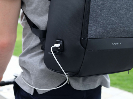 водостойкий антикражный рюкзак flexpackpro для ноутбука 15.6"