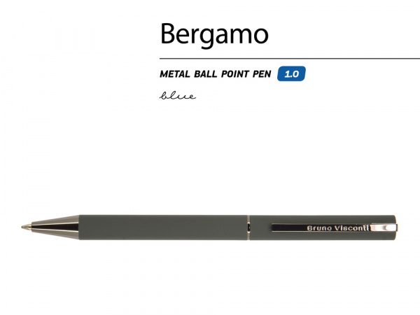 ручка металлическая шариковая «bergamo»
