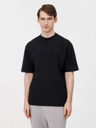 Футболка оверсайз унисекс Sideline, черная, размер XL/XXL