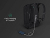 антикражный рюкзак-трансформер clickpack travlo для ноутбука 16"